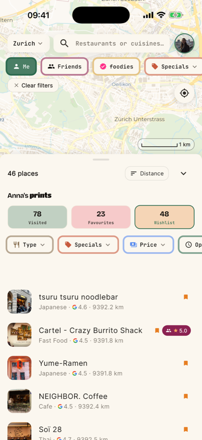 Map filters